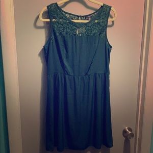AEO Green Lace Dress